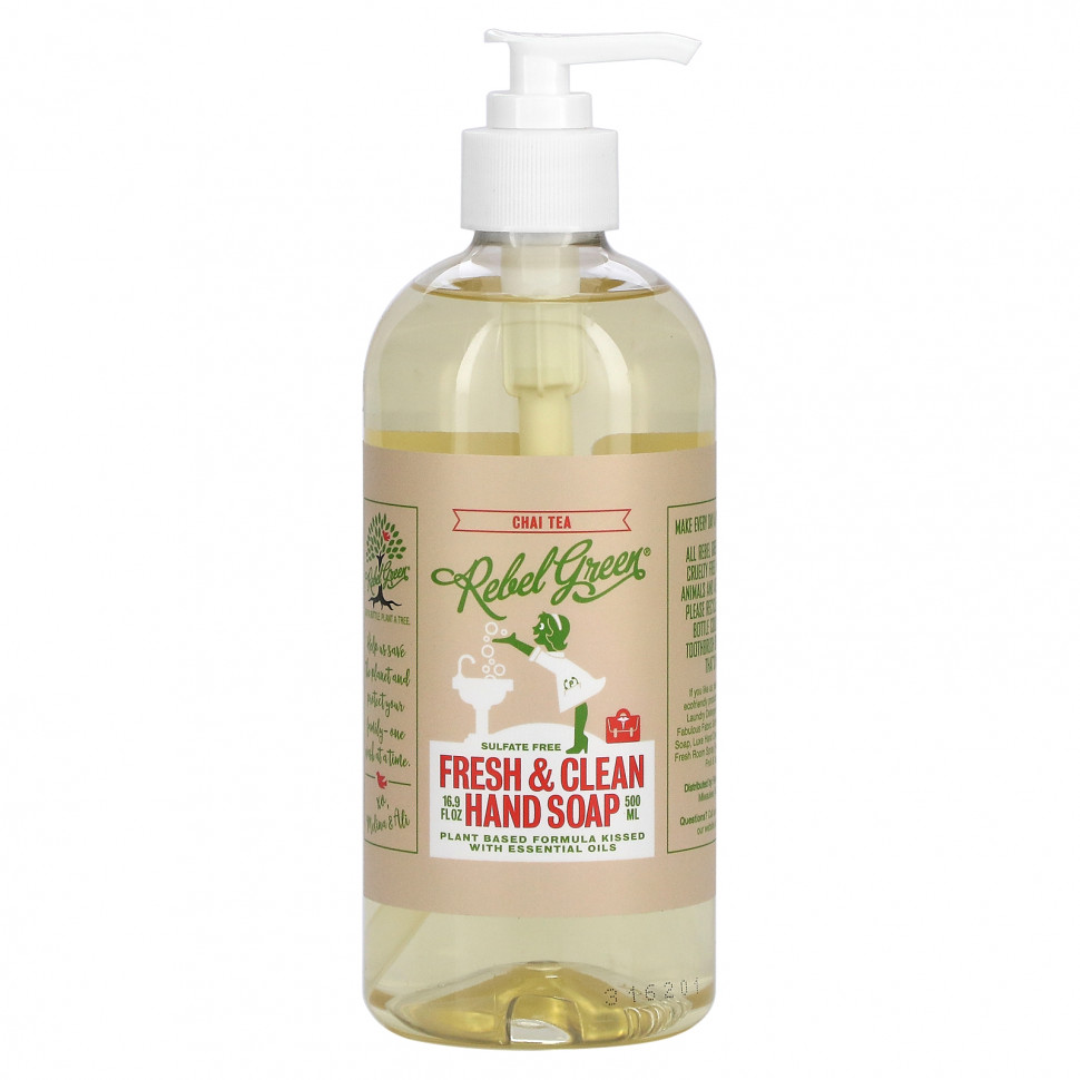   (Iherb) Rebel Green, Fresh & Clean,   ,   , 500  (16,9 . )    -     , -, 