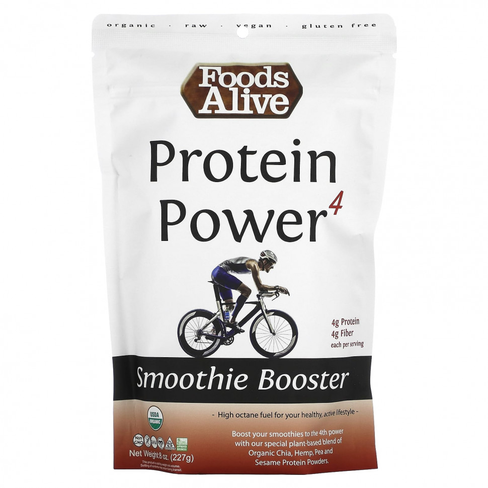 ���� ������ (Iherb) Foods Alive, Smoothie Booster, ����������� ������� 4, 227 � (8 �����), ������ �� 2190 ���