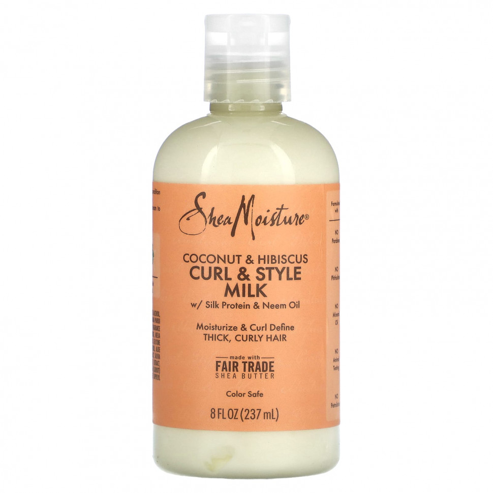 ���� ������ (Iherb) SheaMoisture, Curl & Style Milk, ����� � ��������, 237 �� (8 ����. �����), ������ �� 2470 ���