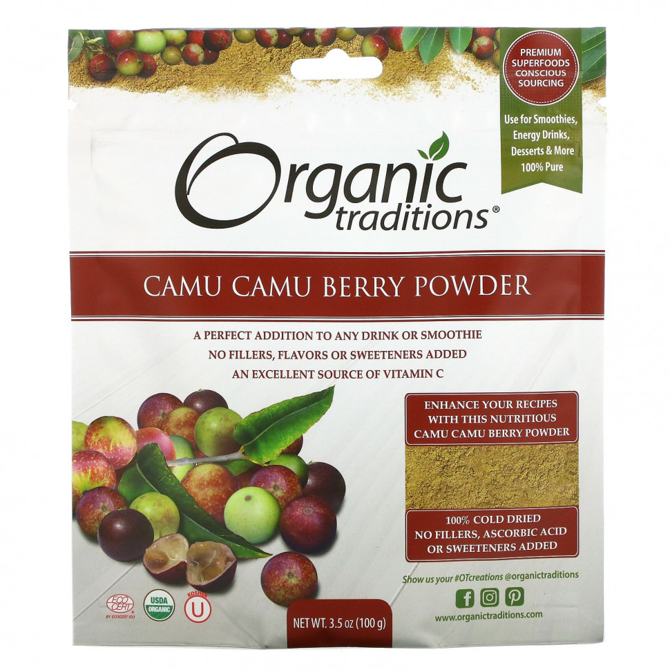 ���� ������ (Iherb) Organic Traditions, ����� ����-����, 100 � (3,5 �����), ������ �� 3040 ���