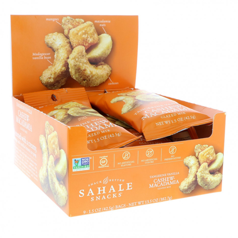   (Iherb) Sahale Snacks,  , , ,   , 9 , 42,5  (1,5 )     -     , -, 