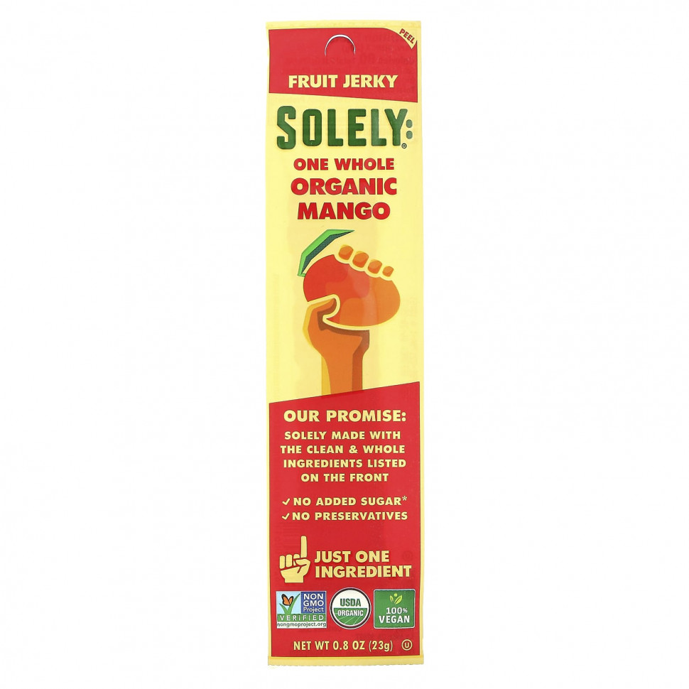 ���� ������ (Iherb) Solely, Fruit Jerky, ������������ �����, 23 � (0,8 �����), ������ �� 440 ���