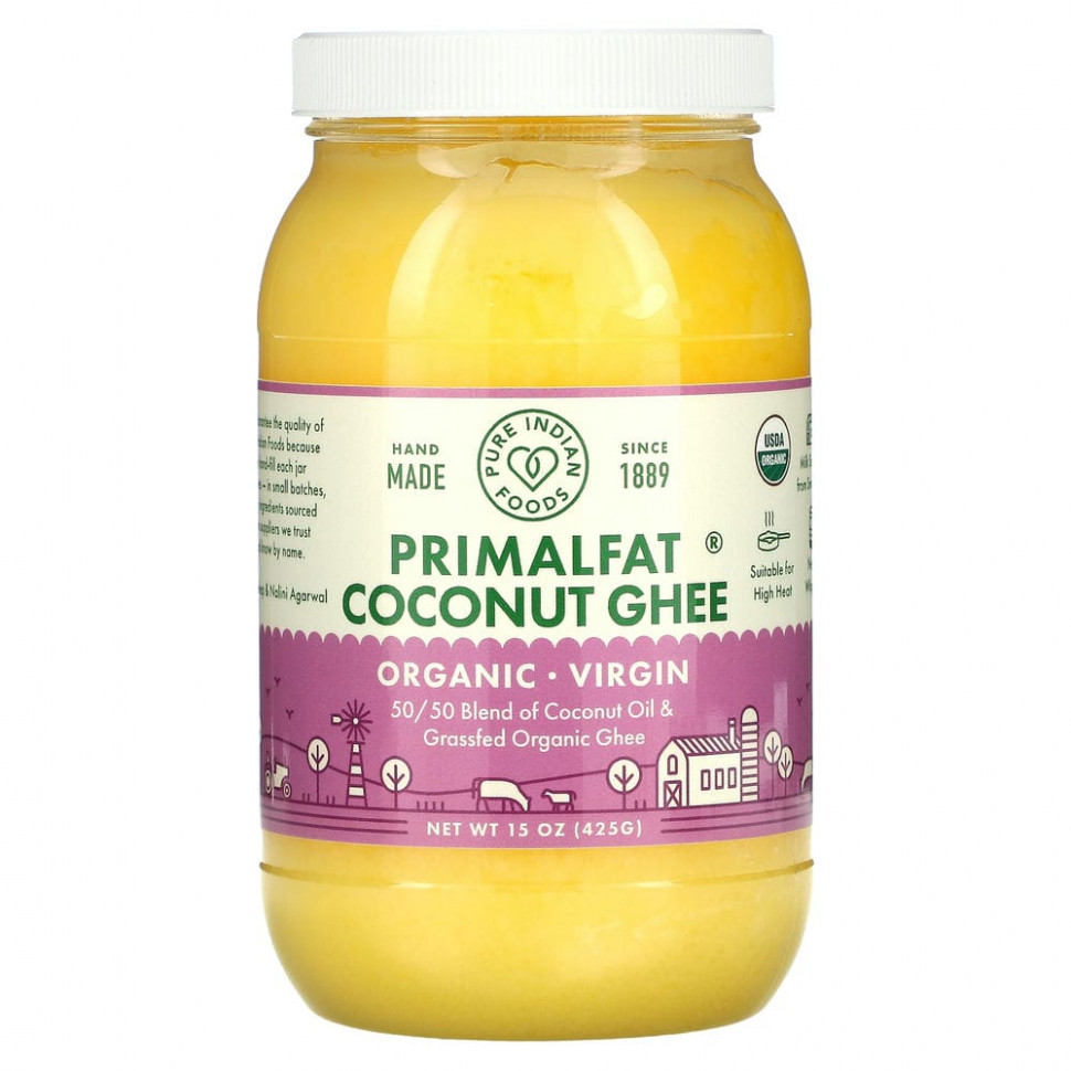   (Iherb) Pure Indian Foods, PrimalFat,        , 425  (15 )    -     , -, 