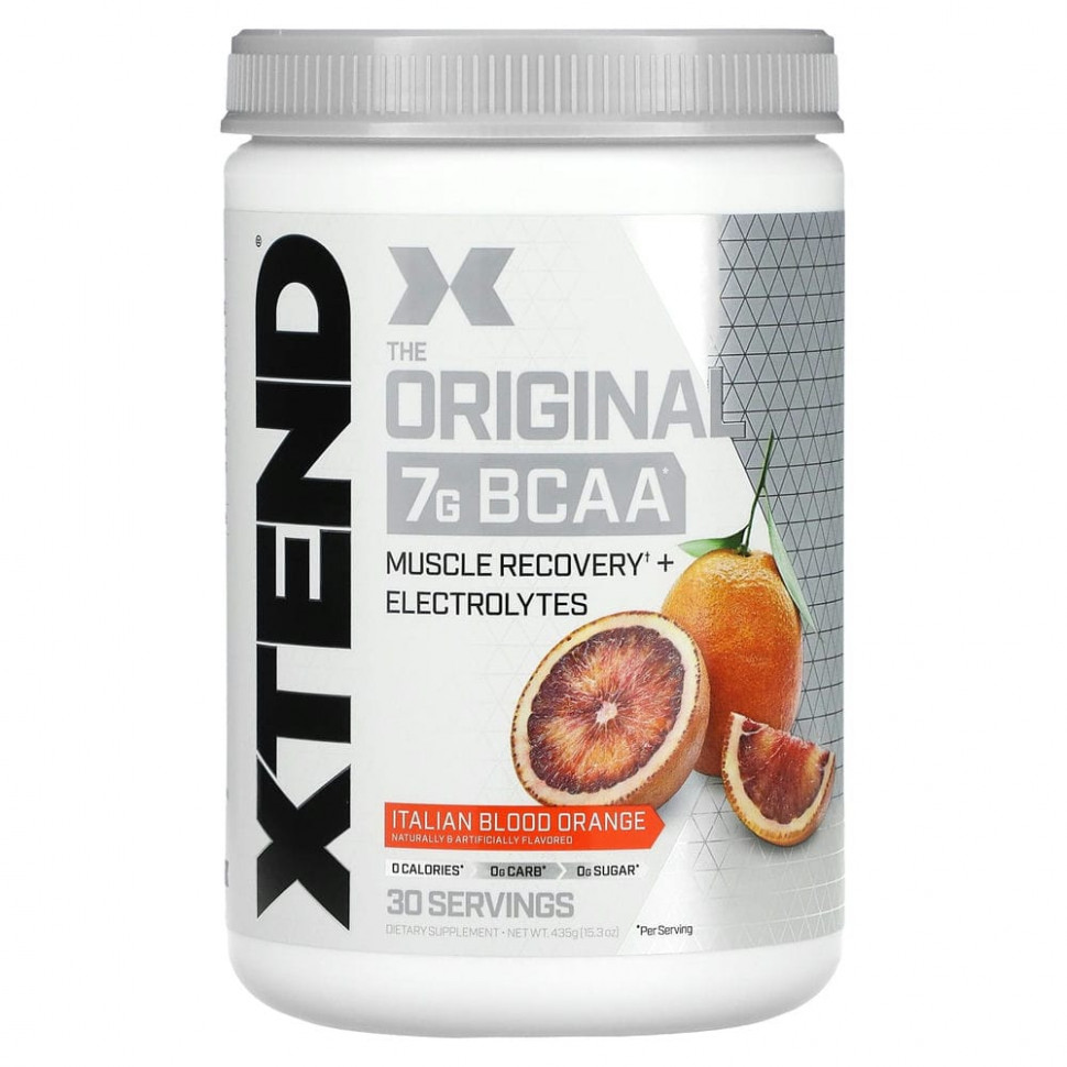 ���� ������ (Iherb) Xtend, The Original, 7 � ����������� � ������������� ����� (BCAA), �� ������ ������������ �������� ���������, 435 � (15,3 �����), ������ �� 5520 ���
