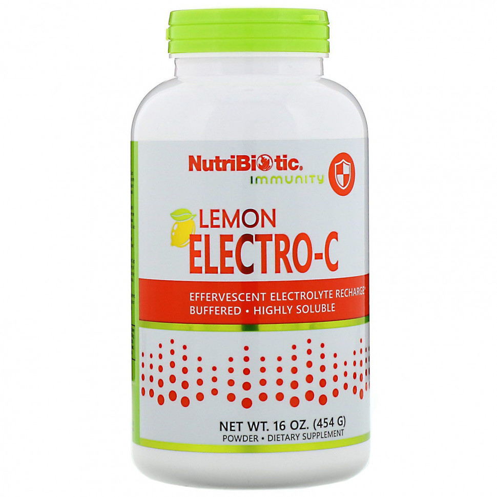 ���� ������ (Iherb) NutriBiotic, Immunity, �������� ������� Electro-C, 16 ����� (454 �), ������ �� 3890 ���