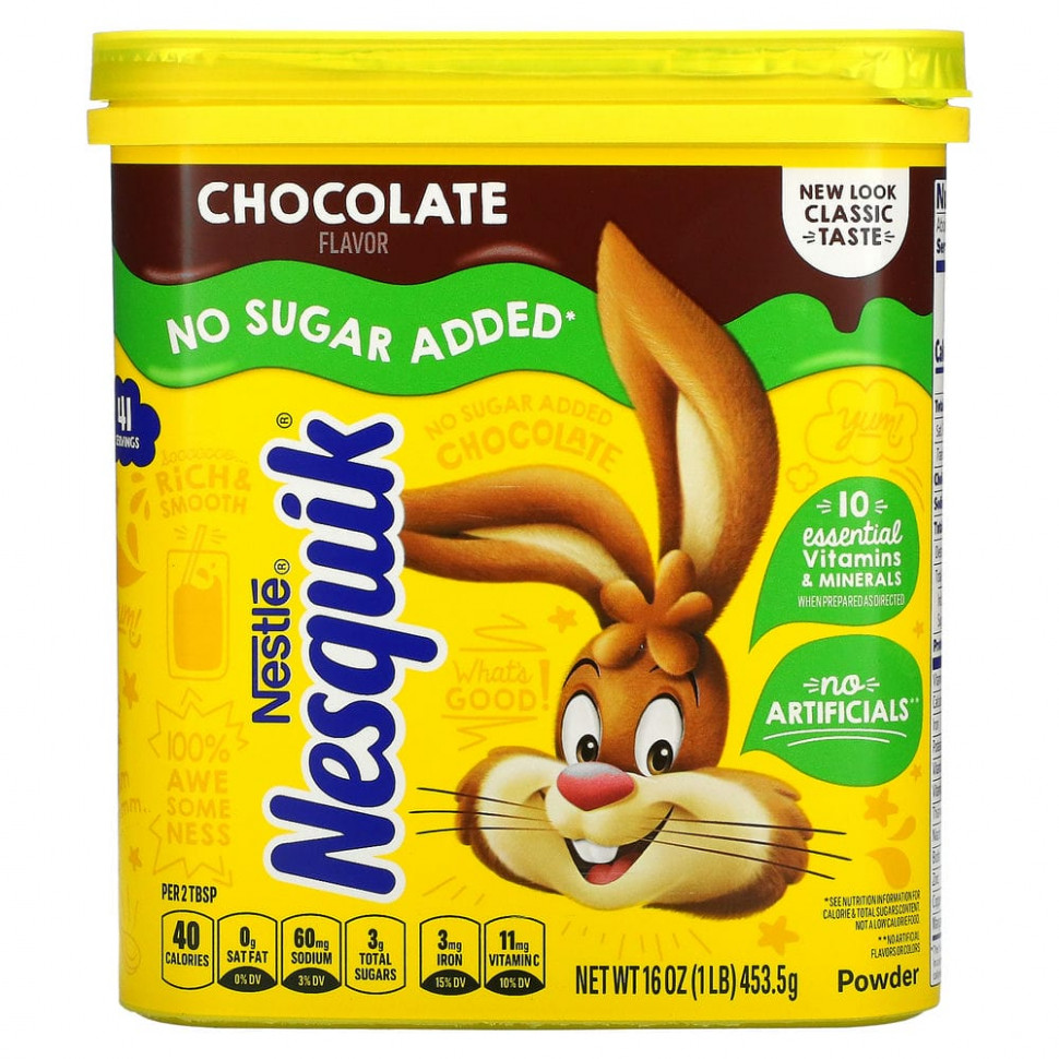   (Iherb) Nesquik, Nestle Powder, -   ,   , 453,5  (16 )    -     , -, 