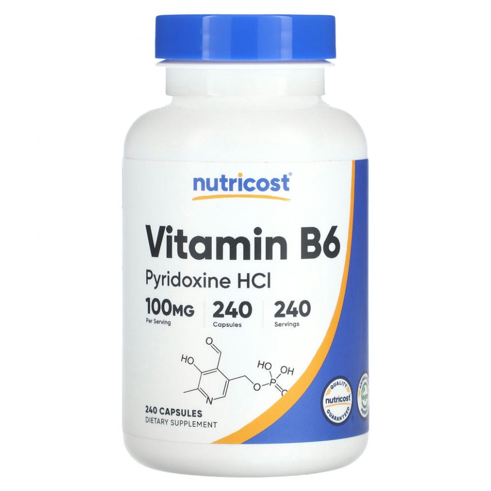   (Iherb) Nutricost,  B6, 100 , 240     -     , -, 