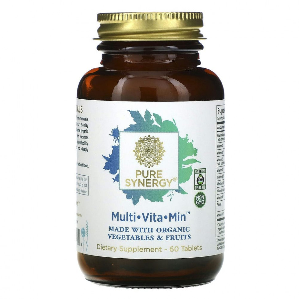   (Iherb) Pure Synergy, Multi Vita Min, , 60     -     , -, 