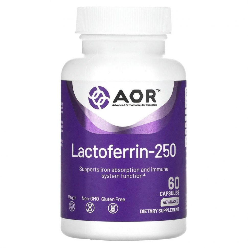 ���� ������ (Iherb) Advanced Orthomolecular Research AOR, �����������-250, 60 ������������ ������, ������ �� 9140 ���