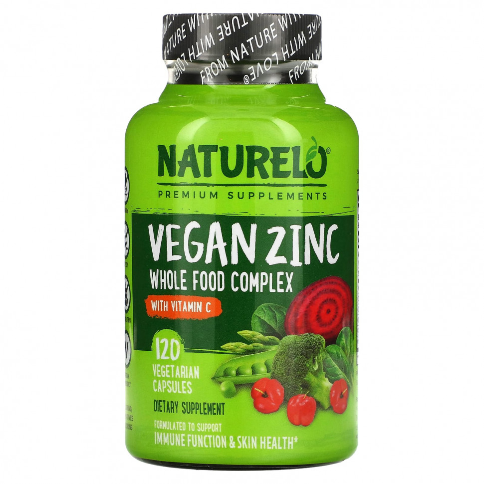 ���� ������ (Iherb) NATURELO, ��������� ���� � ��������� C, 120 �������������� ������, ������ �� 4680 ���