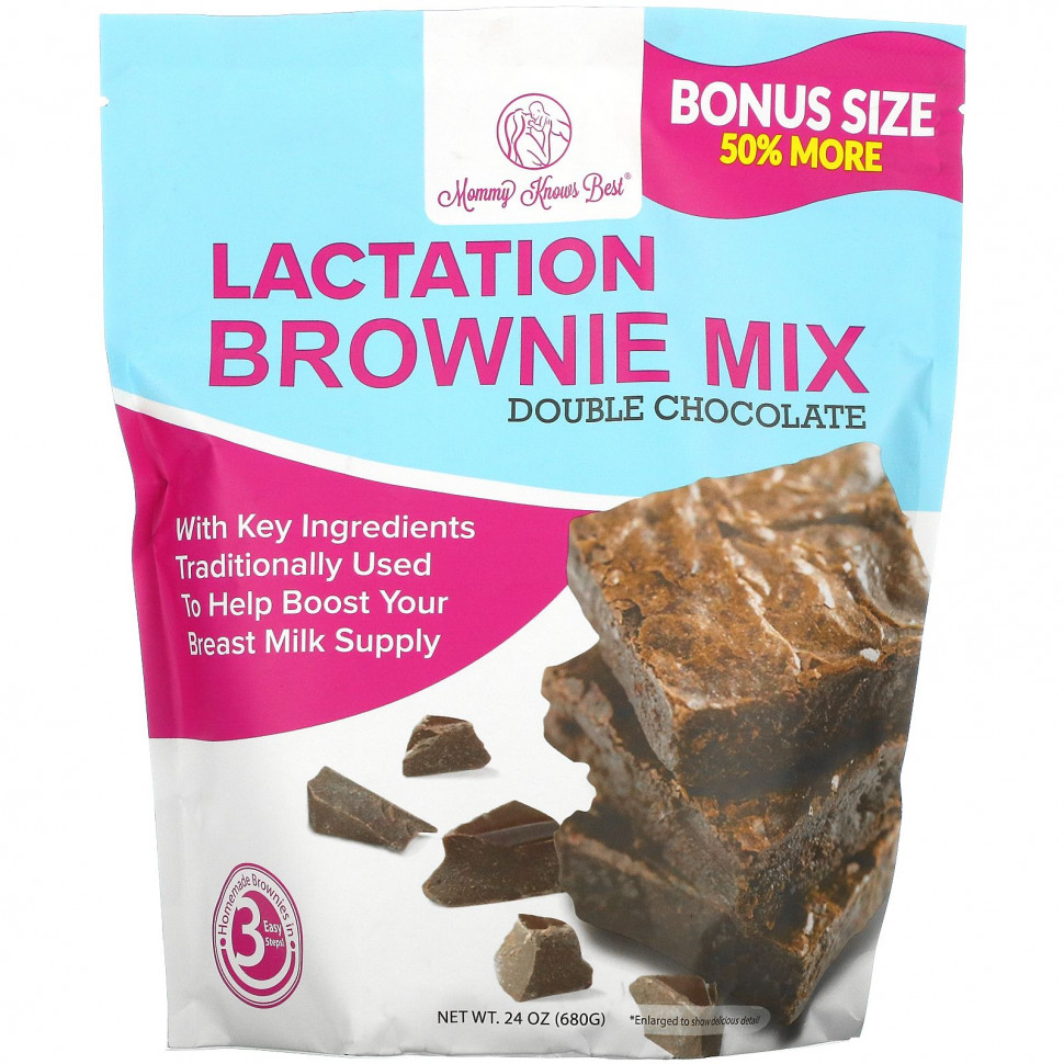   (Iherb) Mommy Knows Best, Lactation Brownie Mix,    ,  , 680  (24 )    -     , -, 