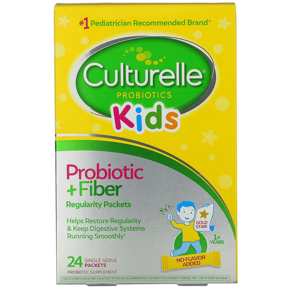 ���� ������ (Iherb) Culturelle, Kids, ��������� + ���������, ��� ���������� ������ ���������, ��� ����� �� 1 ����, 24 ���������� ��������, ������ �� 5790 ���