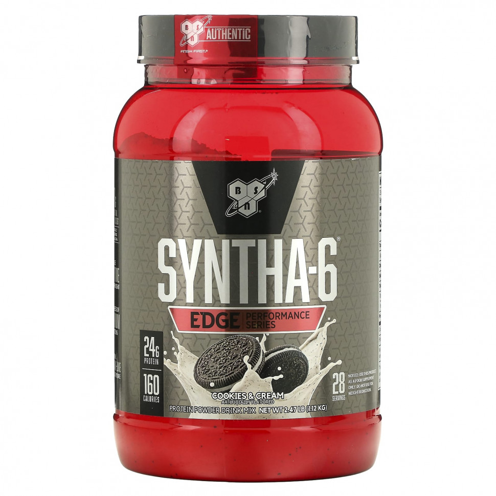 ���� ������ (Iherb) BSN, Syntha-6 Edge, ����������� ���������� �����, ������� � ������, 1,12 �� (2,47 �����), ������ �� 10040 ���