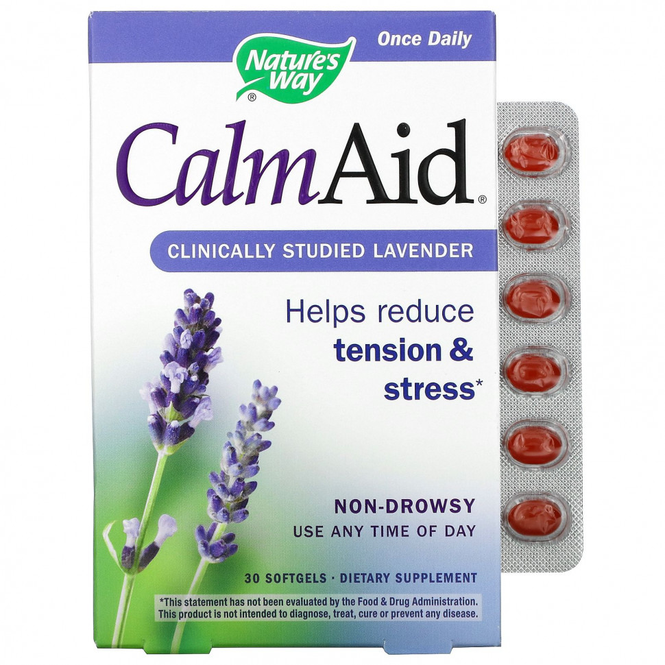 ���� ������ (Iherb) Nature's Way, CalmAid, ������� � ���������� ��������� ����������, 30 ������, ������ �� 3080 ���