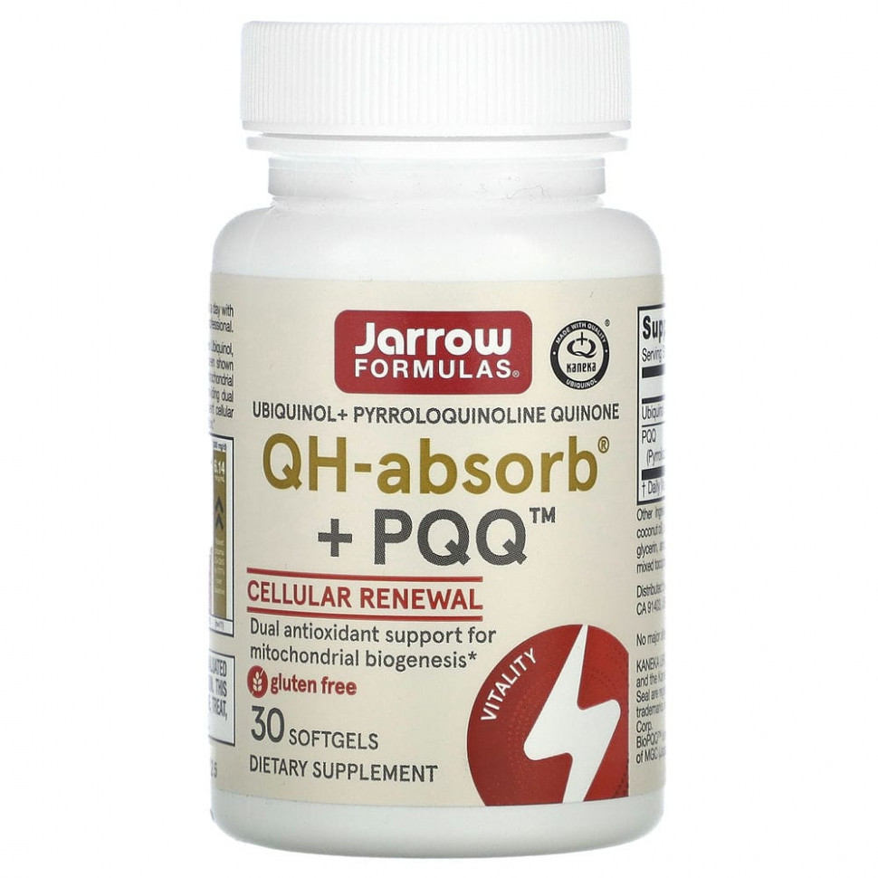 ���� ������ (Iherb) Jarrow Formulas, ��������, QH-Absorb � �������������������, 30 ������, ������ �� 5830 ���