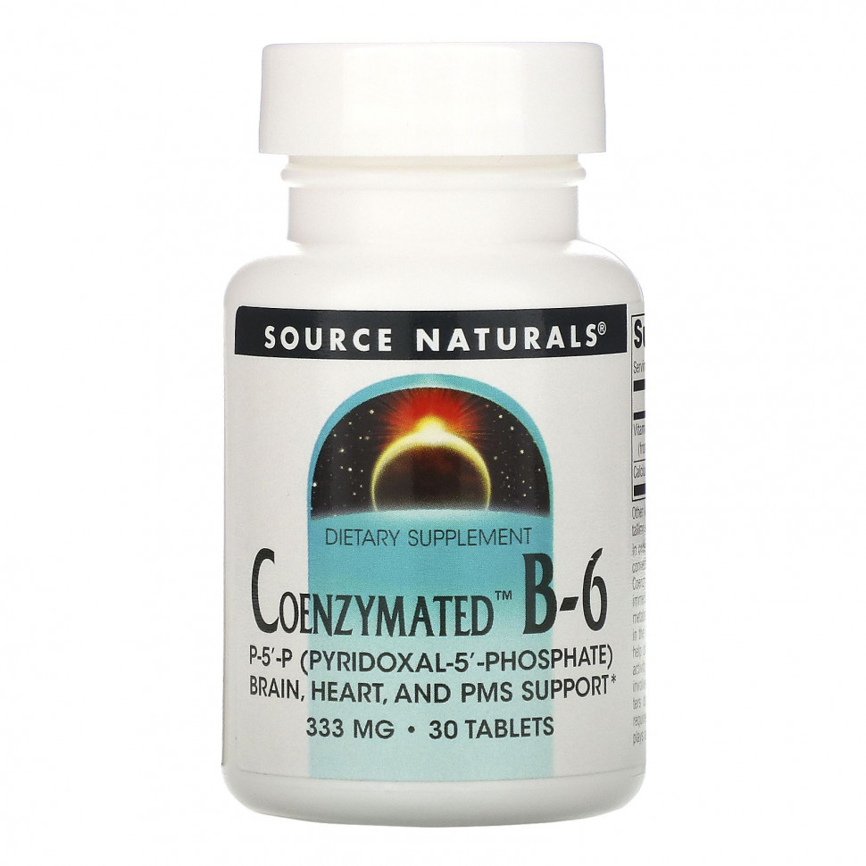   (Iherb) Source Naturals,   B6, 333 , 30     -     , -, 