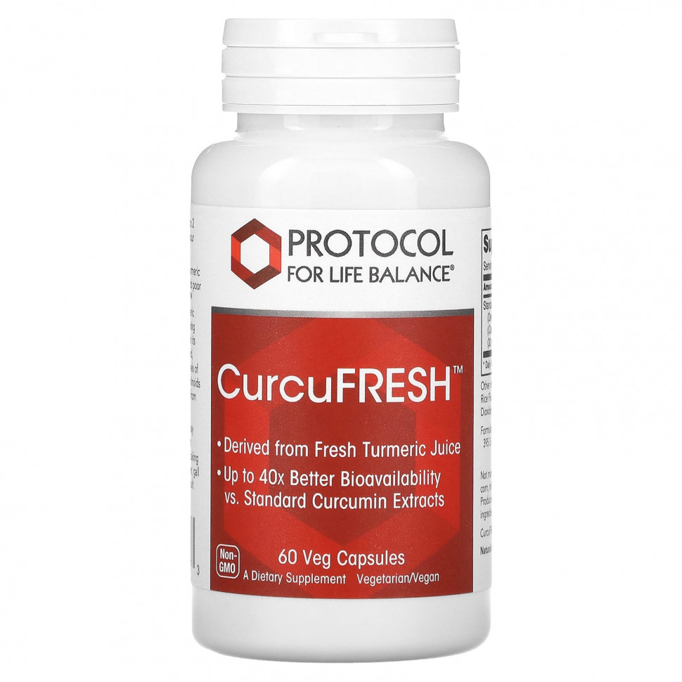   (Iherb) Protocol for Life Balance, CurcuFRESH`` 60      -     , -, 