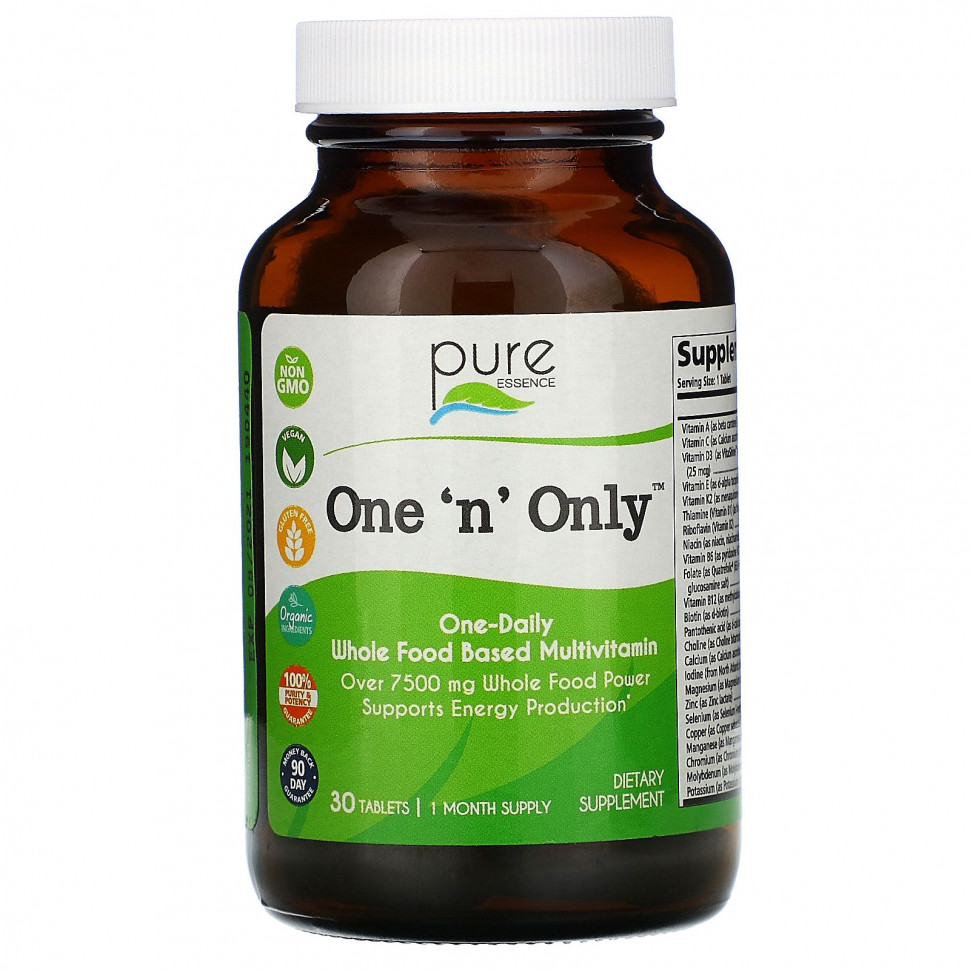   (Iherb) Pure Essence, One 'n' Only, 30     -     , -, 