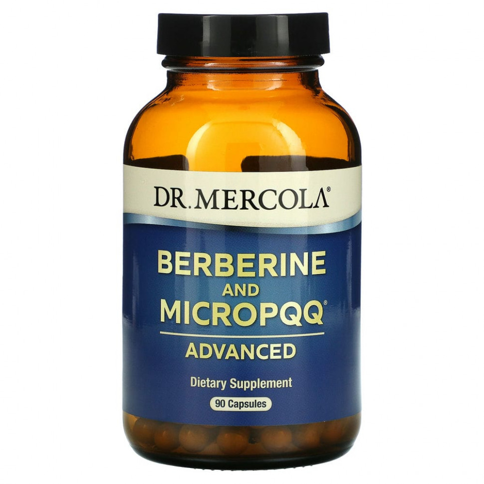 ���� ������ (Iherb) Dr. Mercola, Berberine and MicroPPQ, ���������� �������, 90 ������, ������ �� 12440 ���