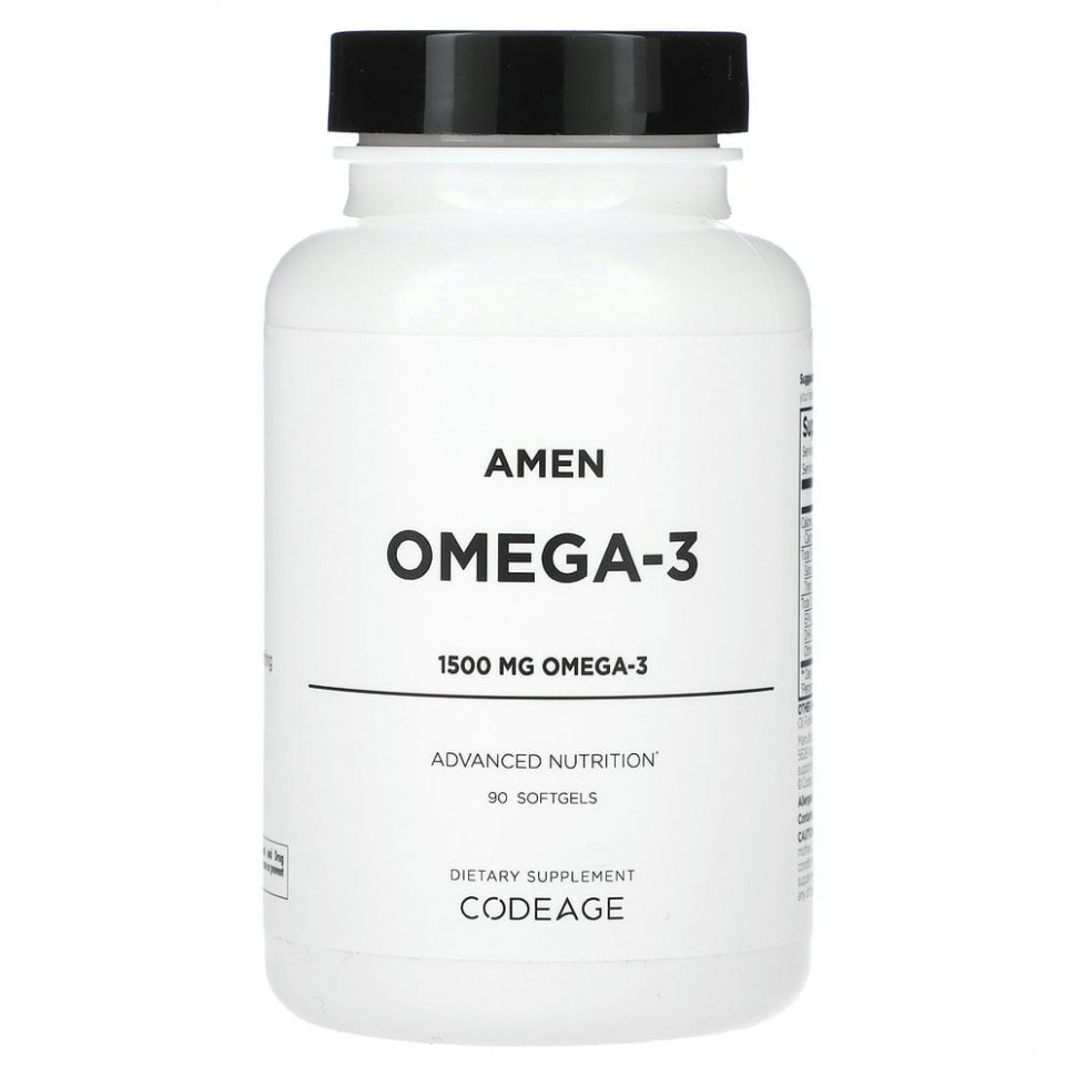   (Iherb) Codeage, Amen, -3, 1500 , 90      -     , -, 