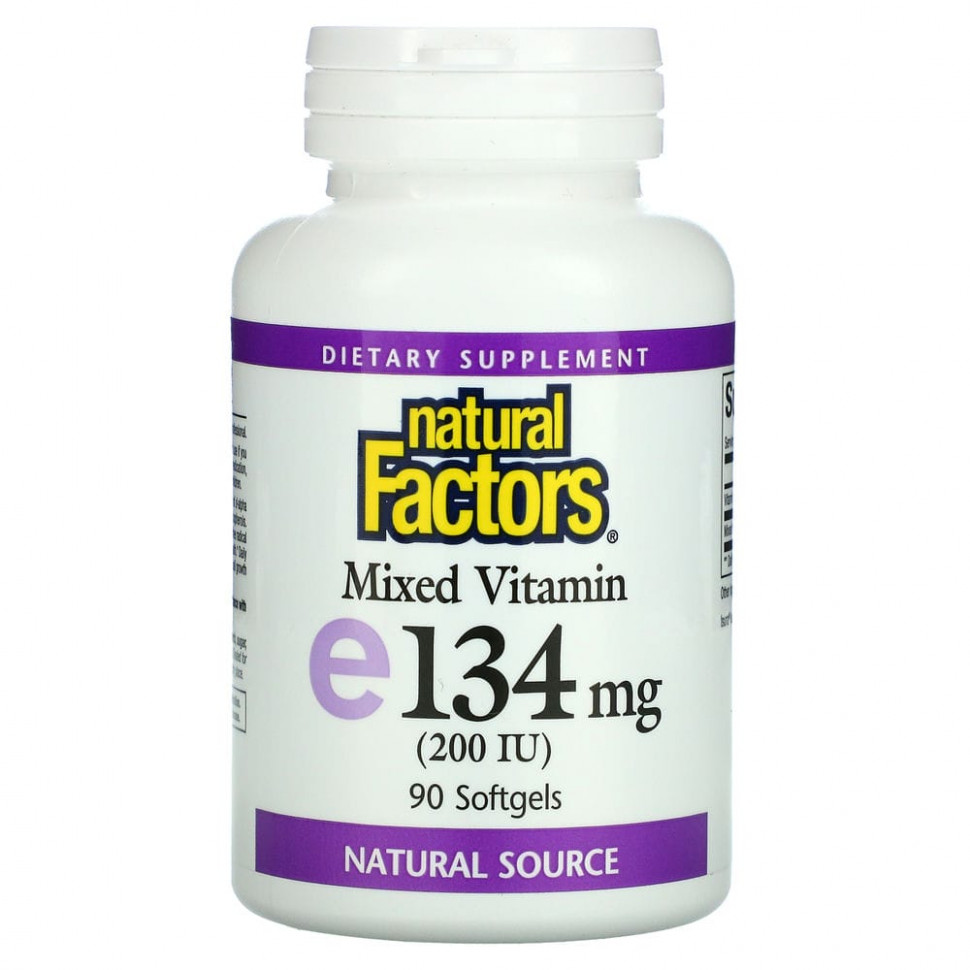   (Iherb) Natural Factors,  ,  E, 200 , 90      -     , -, 