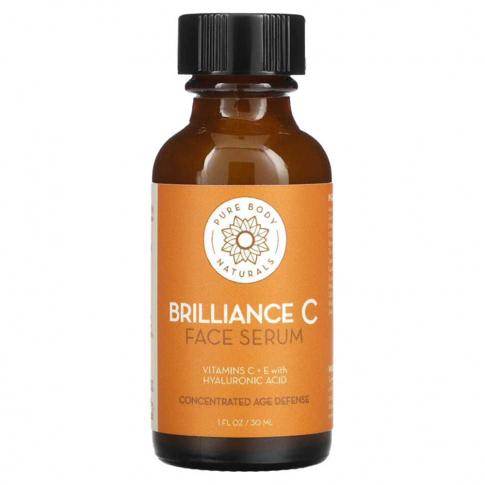   (Iherb) Pure Body Naturals, Brilliance C,   , 30  (1 . )    -     , -, 