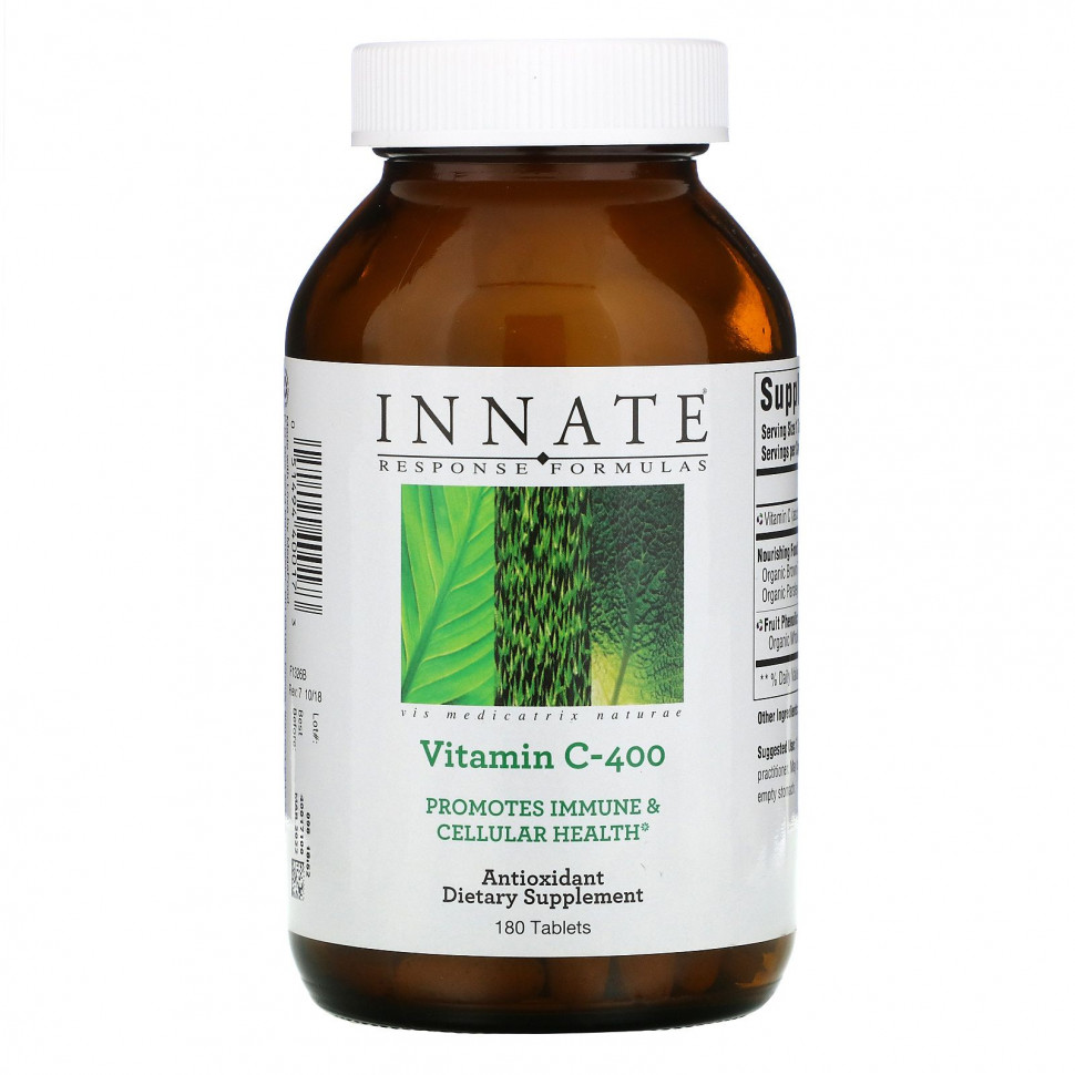   (Iherb) Innate Response Formulas, Vitamin C-400, 180     -     , -, 