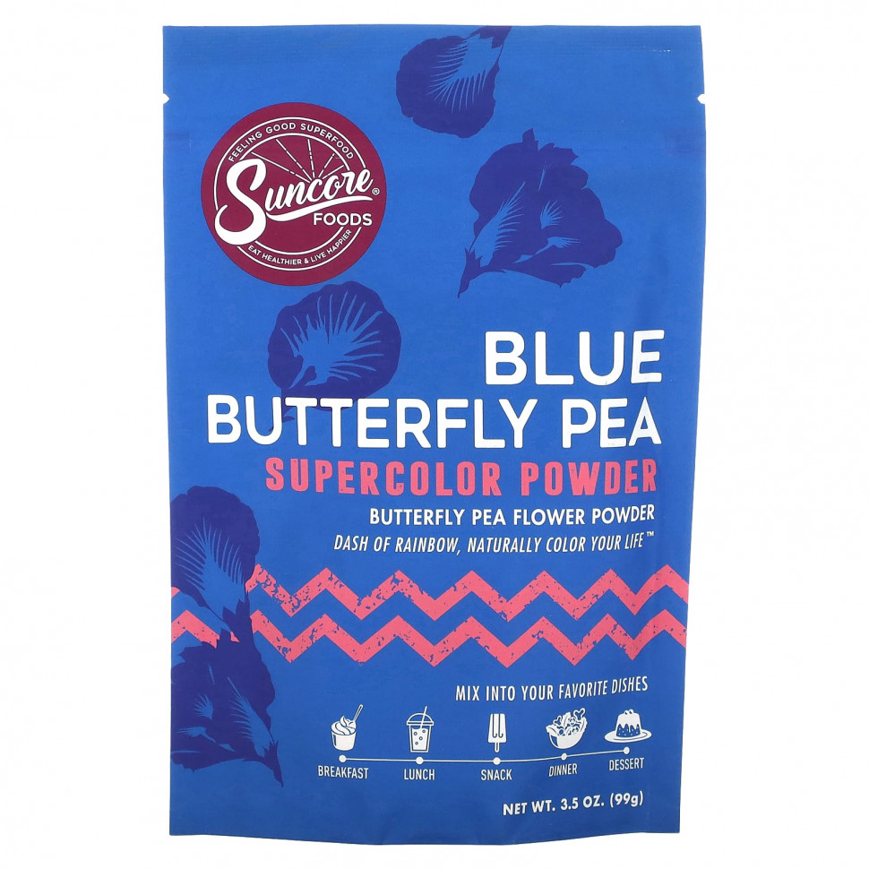   (Iherb) Suncore Foods, Blue Butterfly PEA,  , 99  (3,5 )    -     , -, 