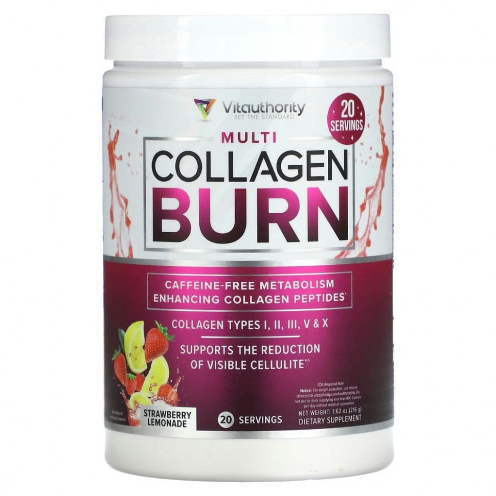   (Iherb) Vitauthority, Multi Collagen Burn,  , 216  (7,62 )    -     , -, 