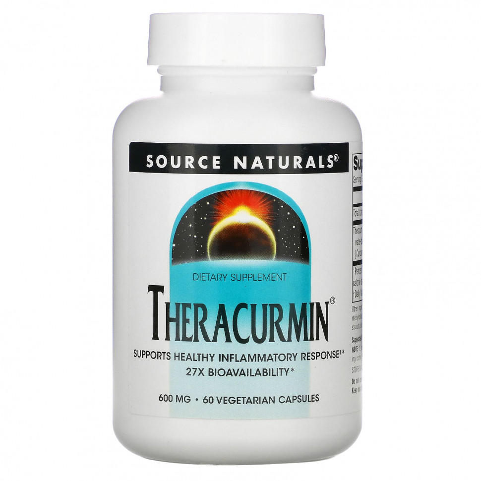   (Iherb) Source Naturals, Theracurmin, 600 , 60      -     , -, 