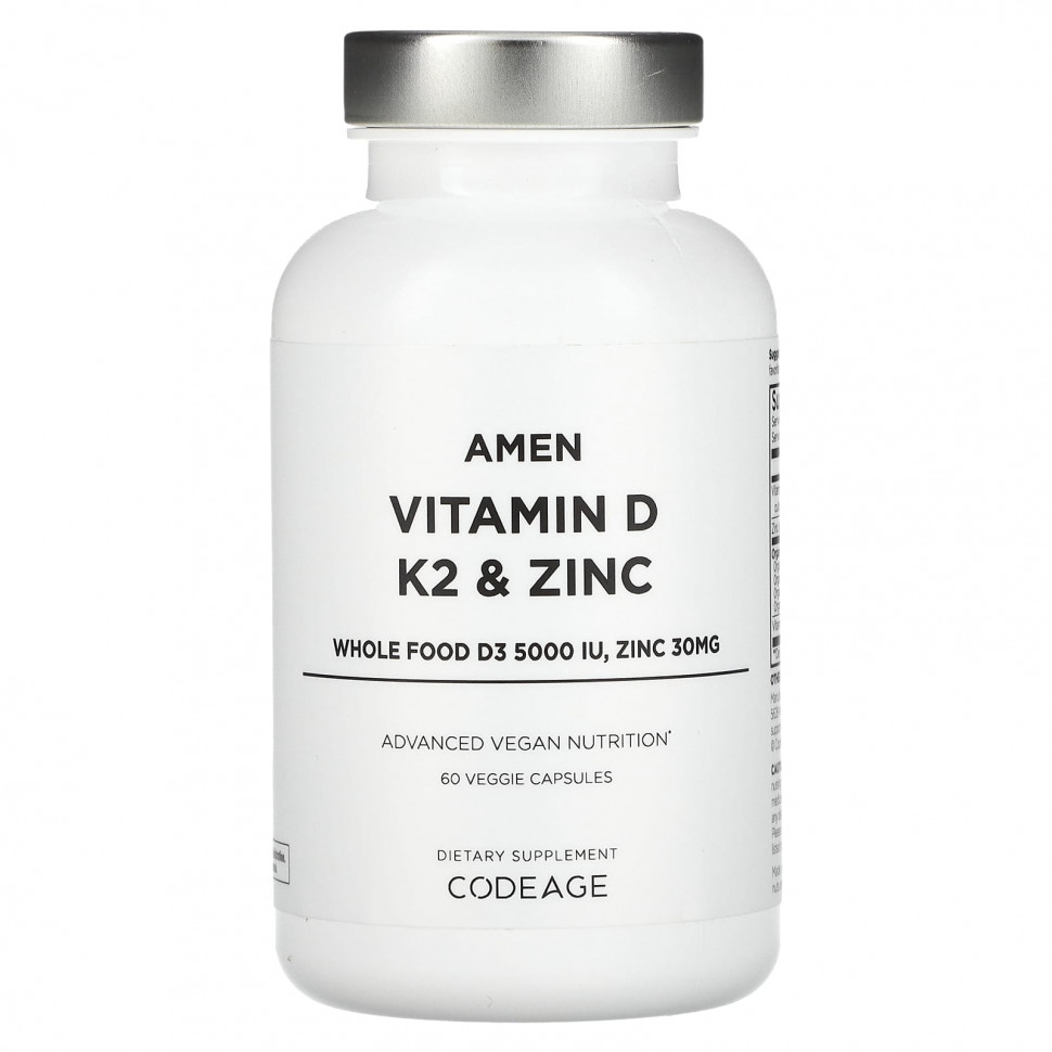   (Iherb) Codeage, Amen,  D, K2  , 60      -     , -, 