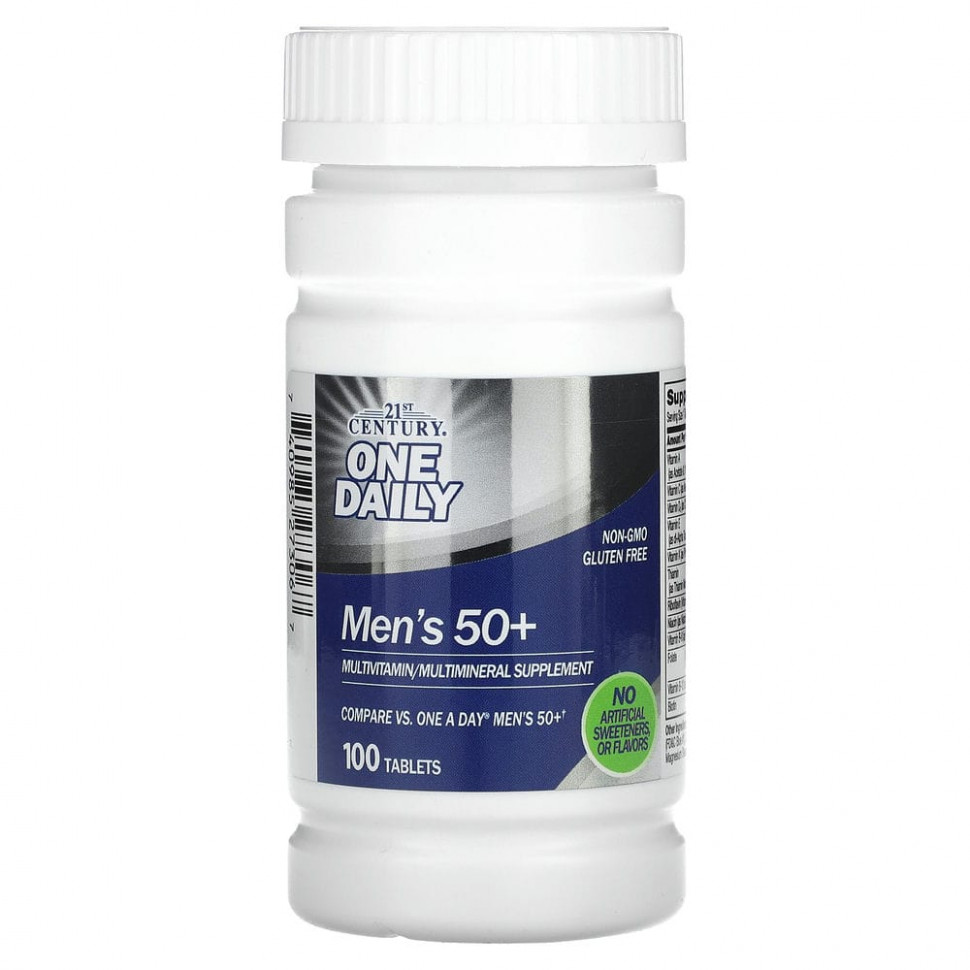 ���� ������ (Iherb) 21st Century, One Daily, �������������� � �������������� ��� ������ ������ 50 ���, 100 ��������, ������ �� 1830 ���