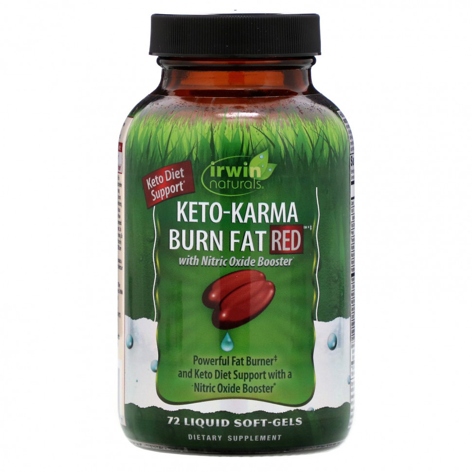   (Iherb) Irwin Naturals, Keto-Karma Burn Fat Red, 72      -     , -, 