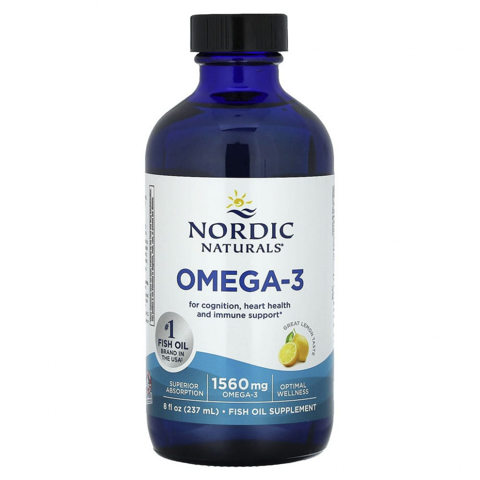   (Iherb) Nordic Naturals, -3, , 237  (8 . )    -     , -, 