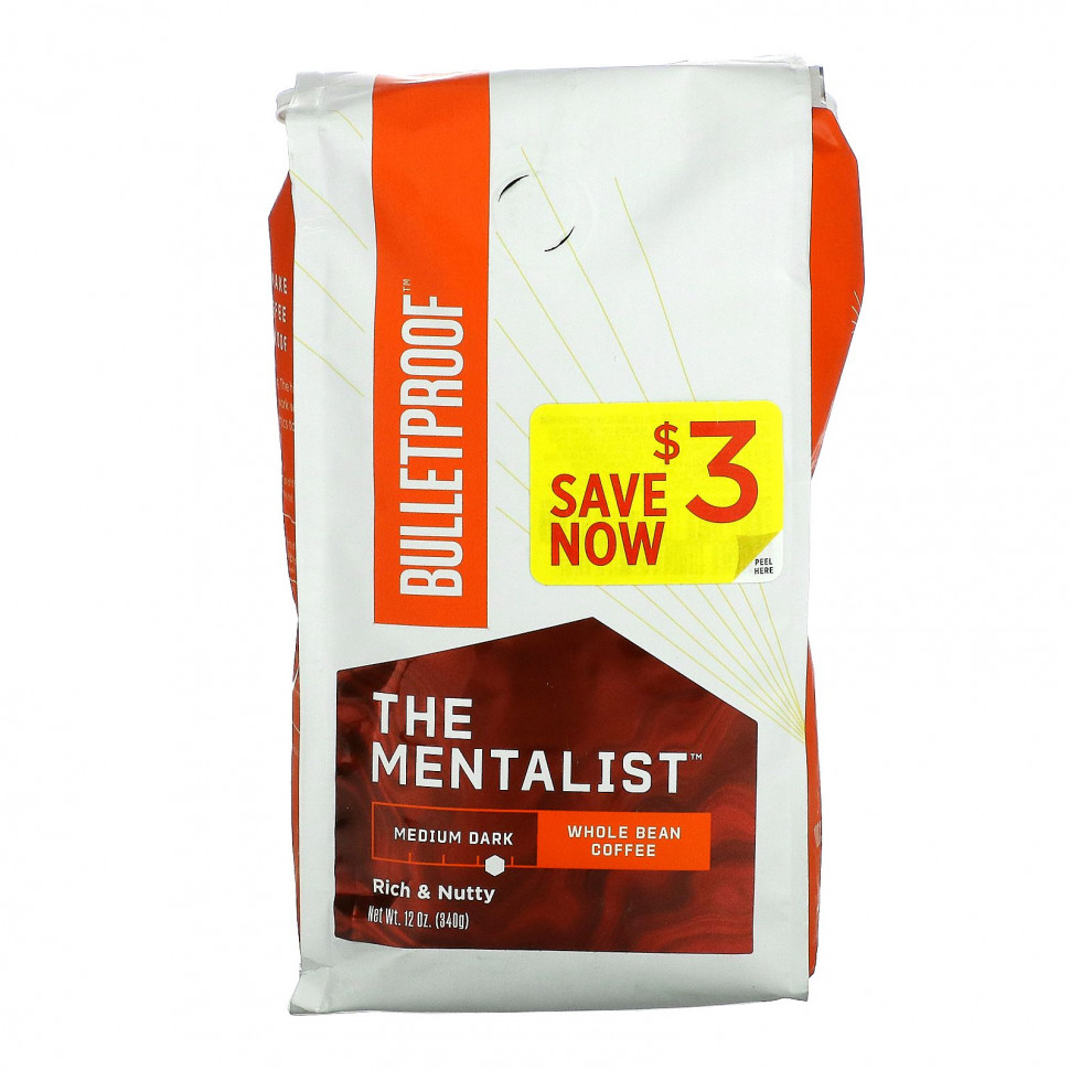   (Iherb) BulletProof, The Mentalist, ,  , - , 340  (12 )    -     , -, 