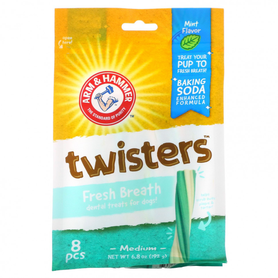   (Iherb) Arm & Hammer, Twister,    Fresh Breath, ,  , 8 .    -     , -, 