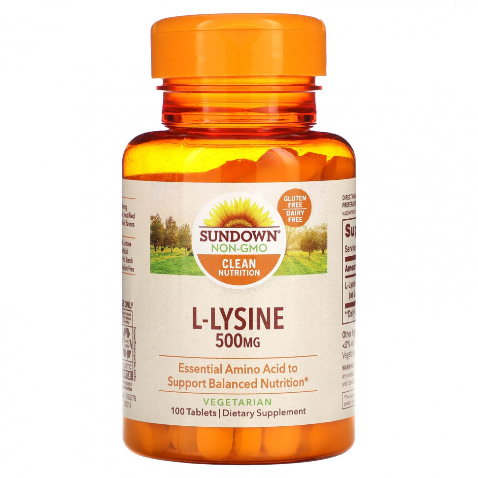   (Iherb) Sundown Naturals, L-, 500 , 100     -     , -, 