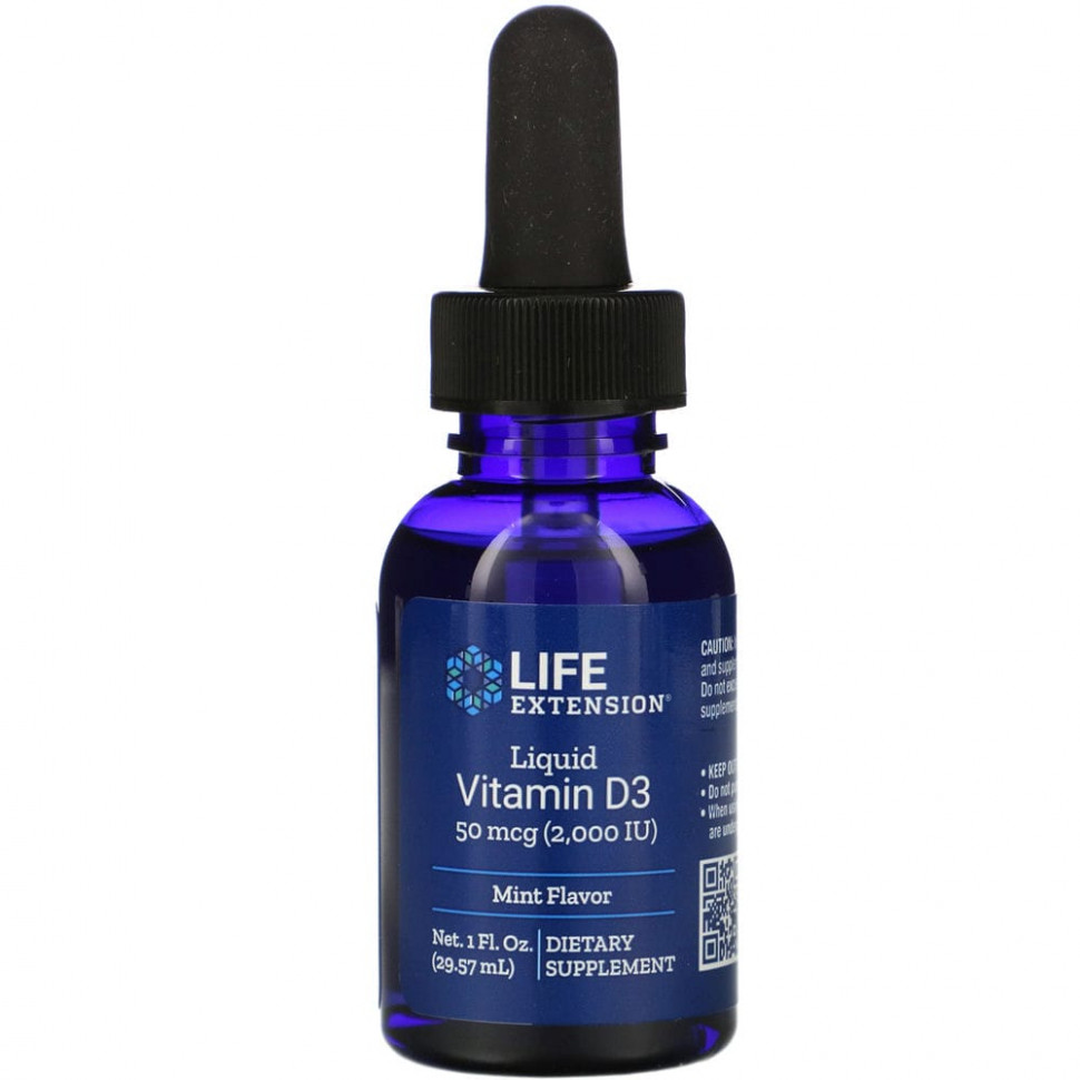 ���� ������ (Iherb) Life Extension, ������ ������� D3, �� ������ ����, 2000 ��, 29,57 �� (1 ����. �����), ������ �� 3140 ���