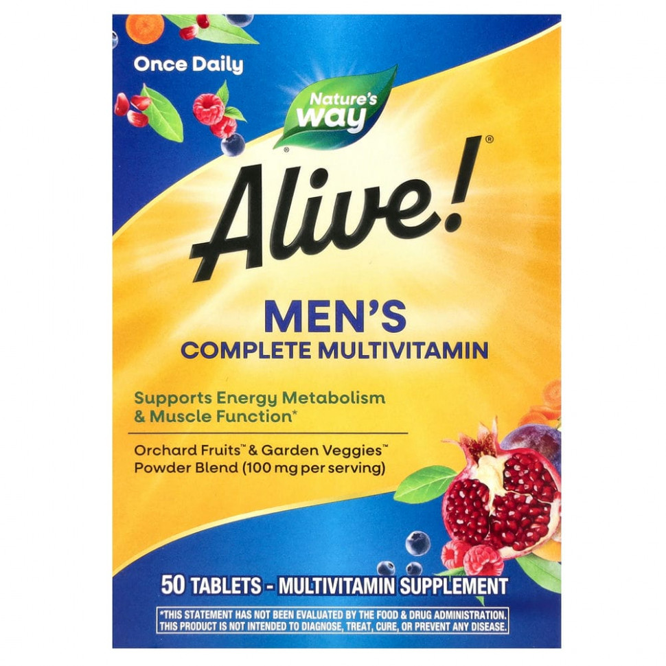   (Iherb) Nature's Way, Alive !,    , 50     -     , -, 