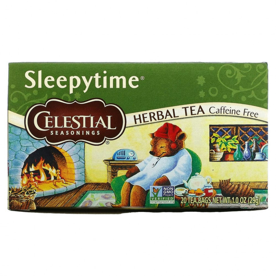 ���� ������ (Iherb) Celestial Seasonings, Sleepytime, �������� ���, ��� �������, 20 ������ ���������, 29 � (1,0 �����), ������ �� 1020 ���