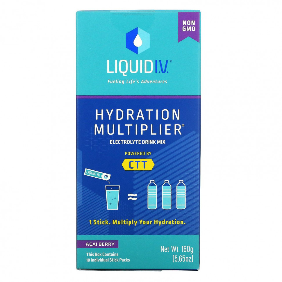   (Iherb) Liquid I.V., Hydration Multiplier,      ,  , 10   16  (0,56 )    -     , -, 