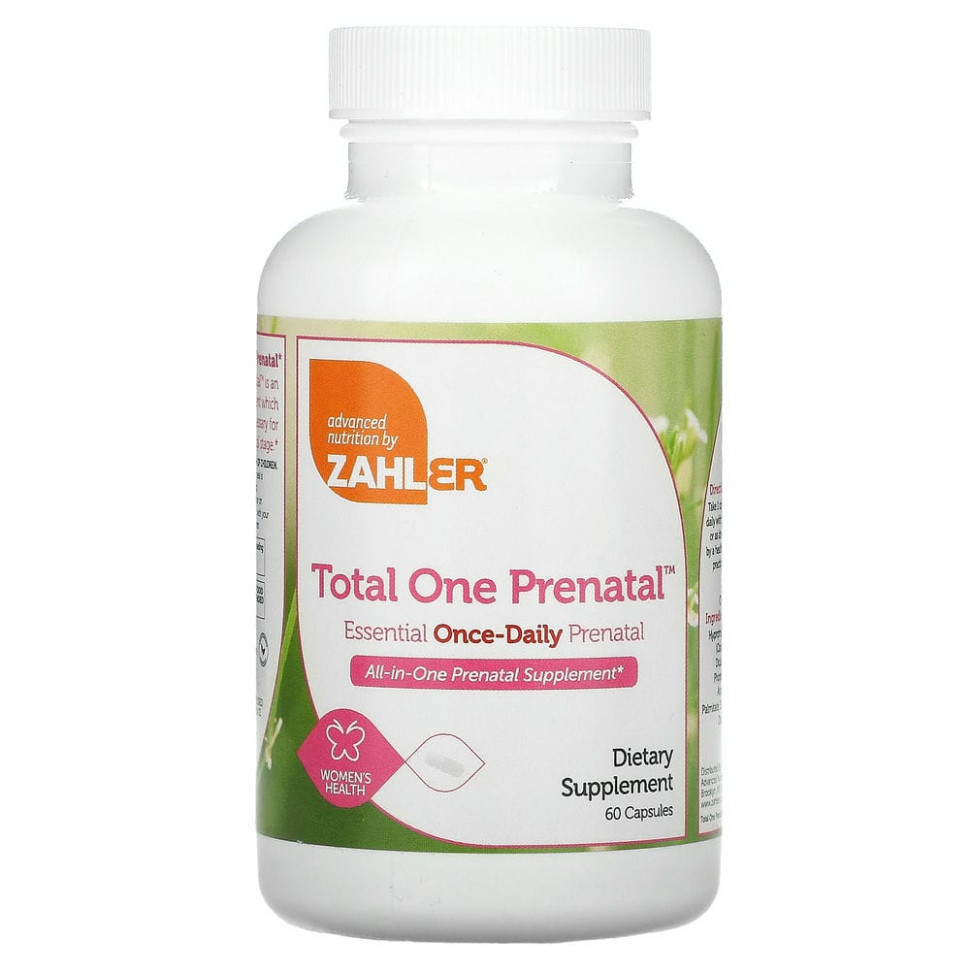   (Iherb) Zahler,   Total One,   ,  1   , 60     -     , -, 