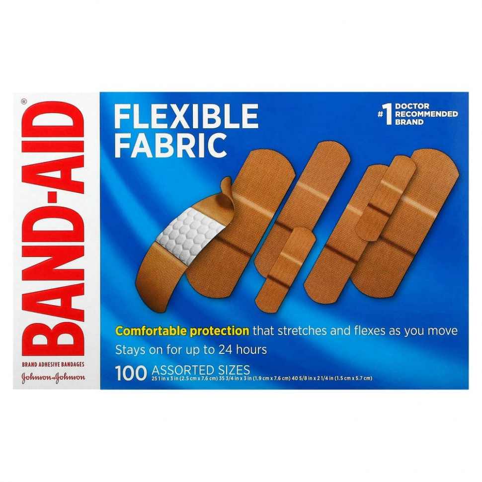 ���� ������ (Iherb) Band Aid, �������� �� ������� ���������, 100 ��. ������ ��������, ������ �� 2220 ���