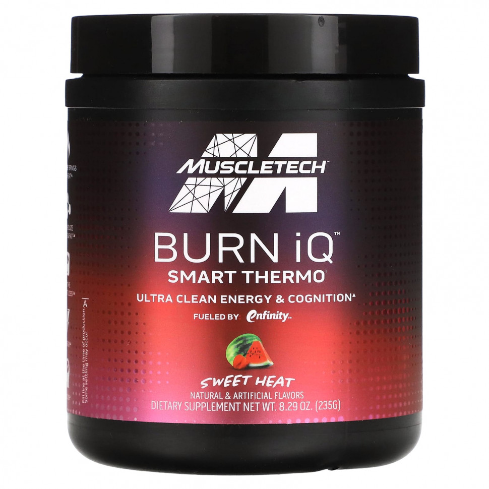 ���� ������ (Iherb) MuscleTech, Burn iQ, Smart Thermo, Sweet Heat, 235 � (8,29 �����), ������ �� 11670 ���
