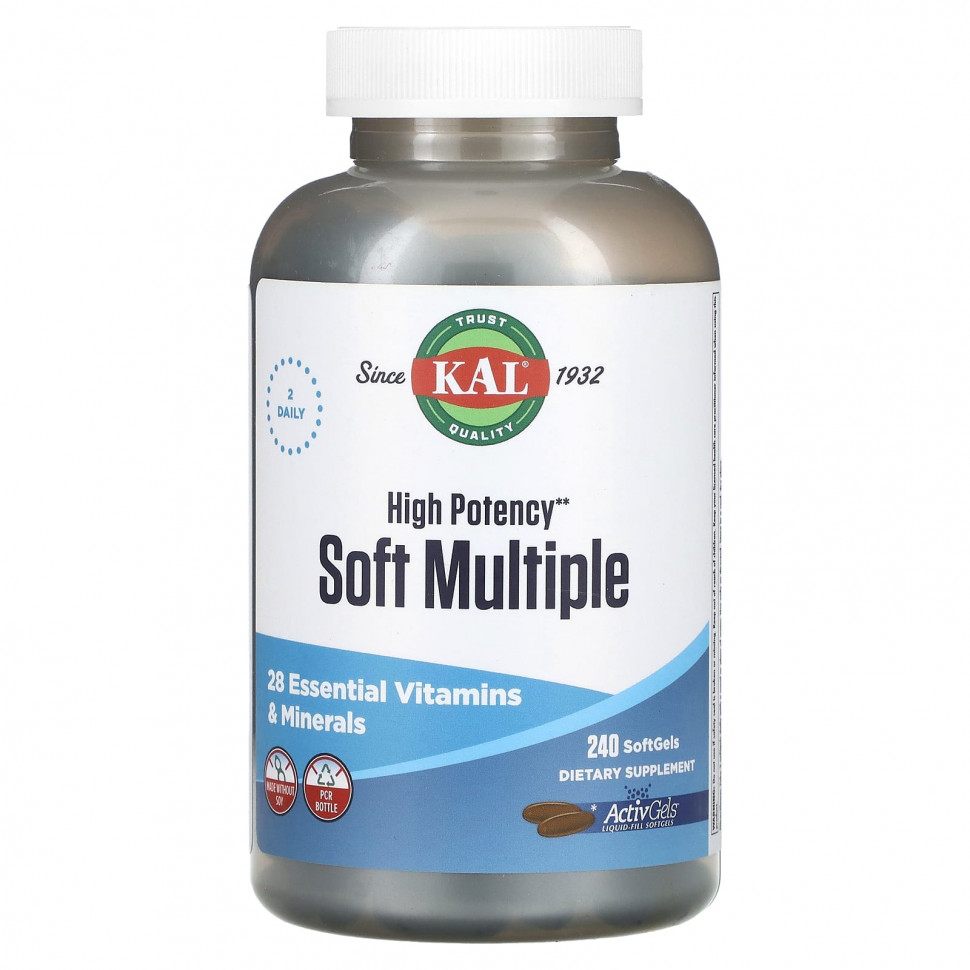   (Iherb) KAL, Soft Multiple,  , 240      -     , -, 