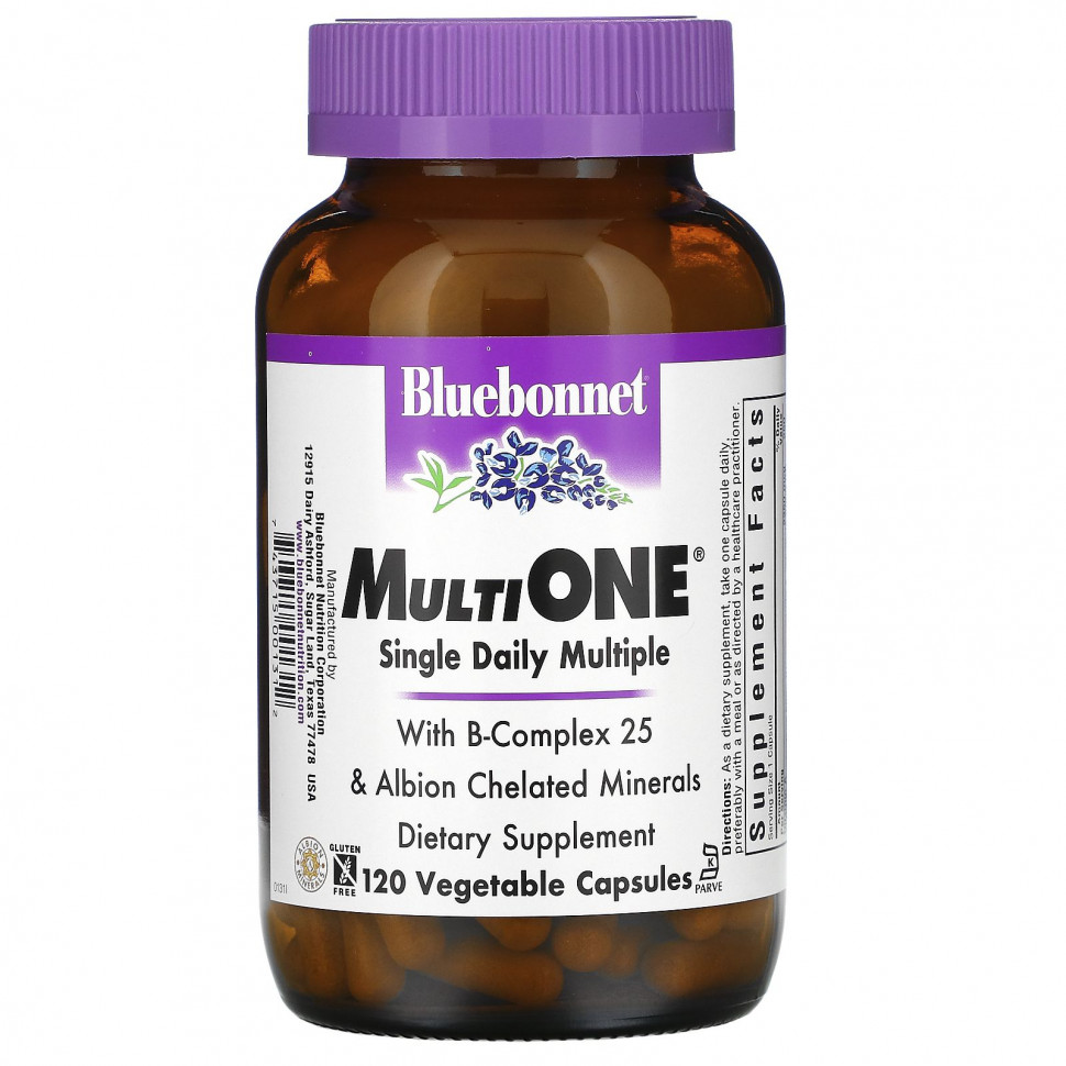   (Iherb) Bluebonnet Nutrition,  Multi One,   , 120      -     , -, 