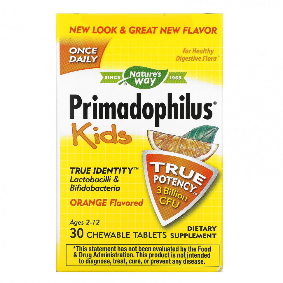   (Iherb) Nature's Way, Primadophilus,    2  12 ,  , 3  , 30      -     , -, 