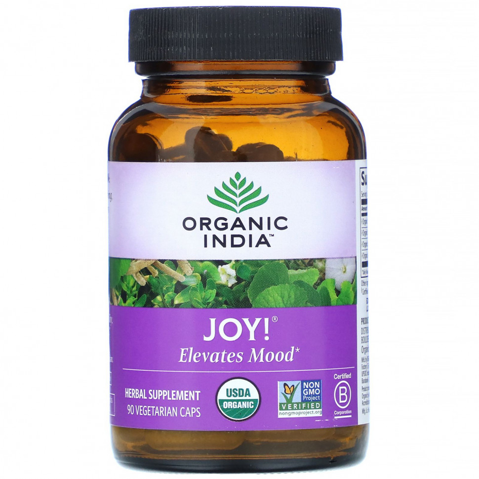   (Iherb) Organic India, Joy !,  , 90      -     , -, 