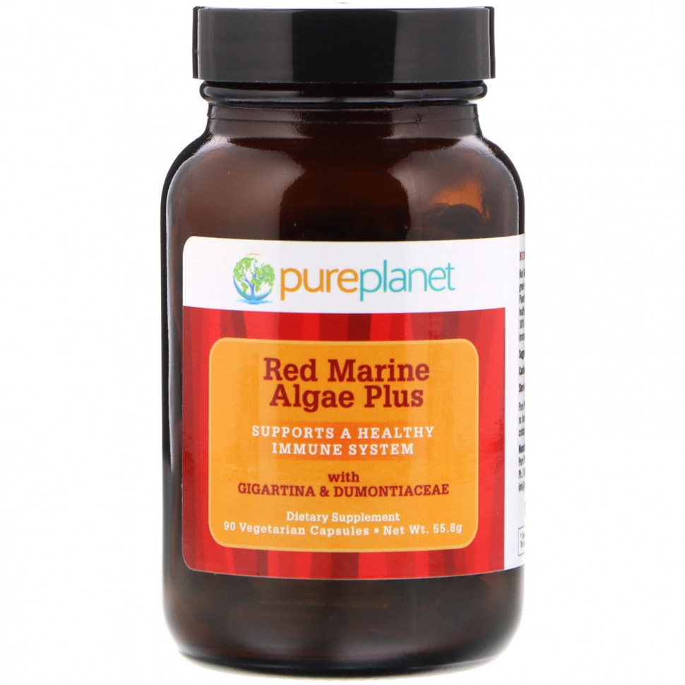 ���� ������ (Iherb) Pure Planet, Red Marine Algae Plus, 90 �������������� ������, ������ �� 6480 ���