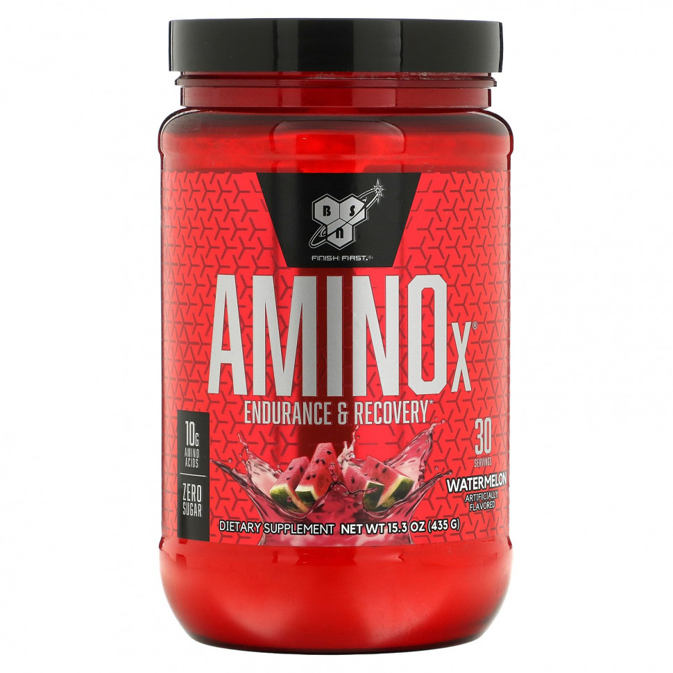 ���� ������ (Iherb) BSN, Amino-X, ������������ � ��������������, �����, 435 � (15,3 �����), ������ �� 5710 ���